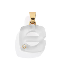 Load image into Gallery viewer, Rock Crystal Splendente Letter Pendant