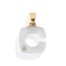 Load image into Gallery viewer, Rock Crystal Splendente Letter Pendant