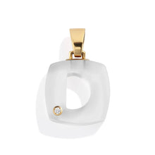 Load image into Gallery viewer, Rock Crystal Splendente Letter Pendant