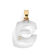 Load image into Gallery viewer, Rock Crystal Splendente Letter Pendant