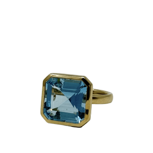 Regal Aquamarine Ring