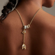 Load image into Gallery viewer, Rolo Chain Lariat Necklace