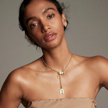 Load image into Gallery viewer, Rolo Chain Lariat Necklace