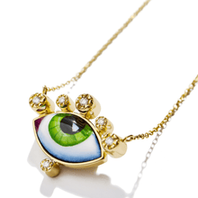 Load image into Gallery viewer, Russe Petit Vert Diamond Necklace
