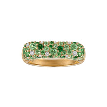 Load image into Gallery viewer, Sparkle Stack Ring - Ombré Greens