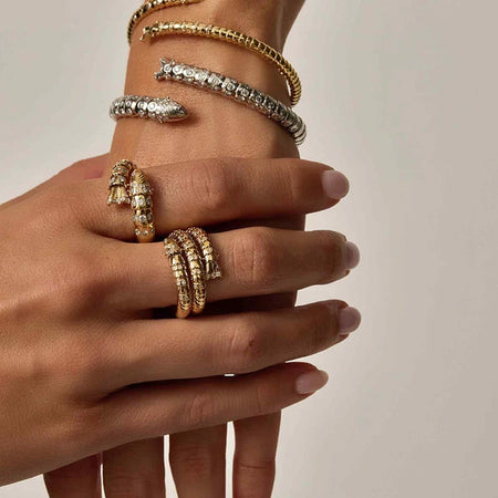 Swedish Fish Double Wrap Ring