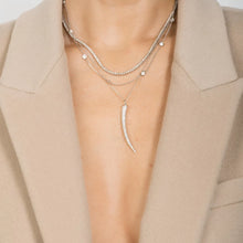 Load image into Gallery viewer, Horn Charm Necklace