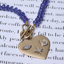 Load image into Gallery viewer, I  LOVE U Oversized Heart Charm