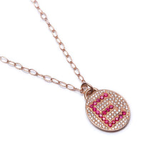 Load image into Gallery viewer, Large Oval Signet Necklace