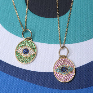 Medium Oval Evil Eye Signet