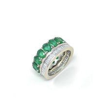 Load image into Gallery viewer, Diamond Baguette Eternity Band