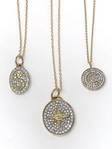 Medium Oval Northstar Signet Pendant