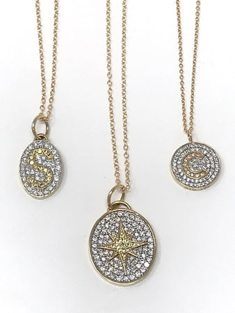 Medium Oval Northstar Signet Pendant