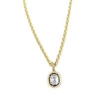 Load image into Gallery viewer, Illusion_Set_Diamond_Pendant_and_Chain