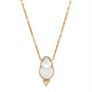 SMALL CHIARA NECKLACE WITH DIAMOND