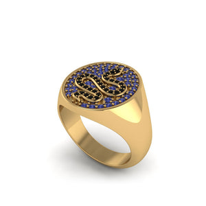 Snake Signet Ring