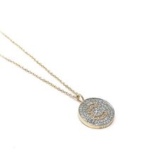 Load image into Gallery viewer, Mini Round Signet Necklace