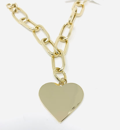 Oversized Heart Charm