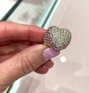 Puff Heart Ring