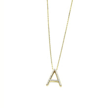 Load image into Gallery viewer, Puff Letter Necklace