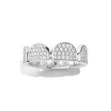 Load image into Gallery viewer, Half Moon With Pave Diamonds Ring
