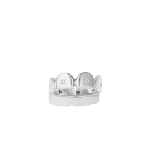 Load image into Gallery viewer, Half Moon With Single Diamond Ring