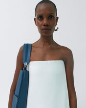 Load image into Gallery viewer, Slim M Tote in Azure Grained Leather
